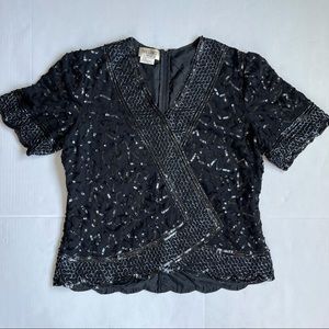 Brilliante By J.A V-Neck Women  Blouse size 1X